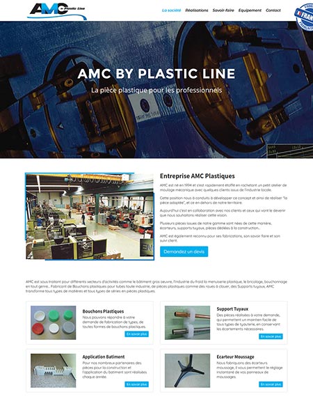 Site vitrine standard AMC by Plastic Line