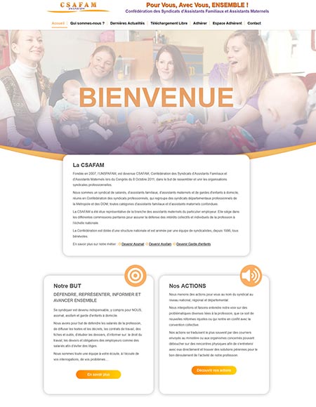 Intégration et découpe design site premium