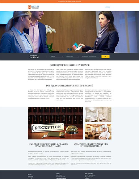 Site vitrine premium Hotel-fr