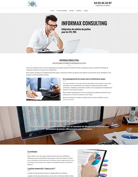 Site vitrine standard Informax Consulting