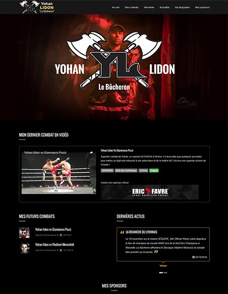 Refonte du site de Yohan Lidon